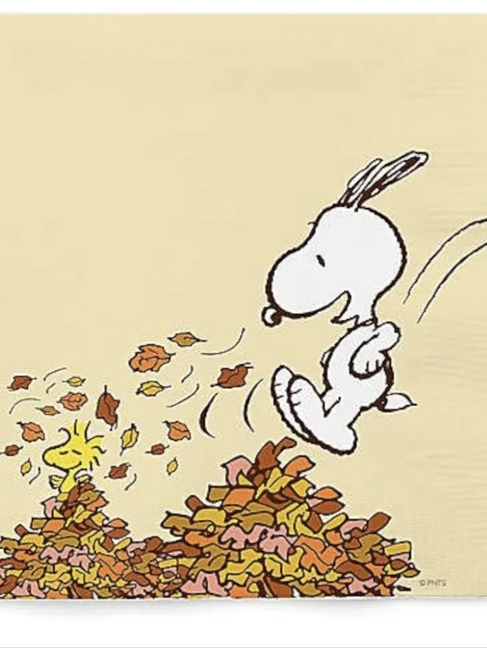 Snoopy Jumping Leaves 168 Pc. Party Set Graphique De France® Peanuts™ 2022